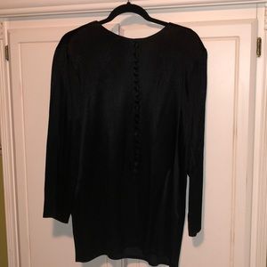 JBS ltd silk black blouse